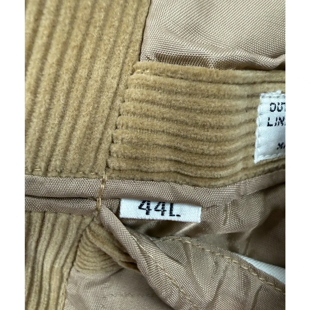 Vintage Corduroy Sport Coat Blazer Cotton Lined Classic Menswear 44L